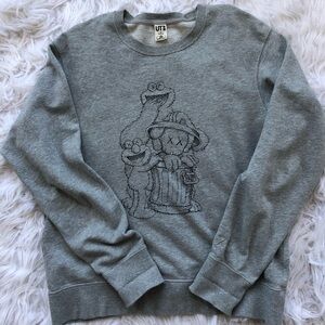 Kaws X Uniqlo X Sesame Street Sweatshirt